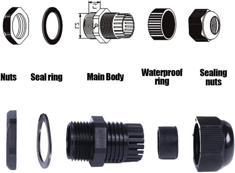 Nylon cable gland