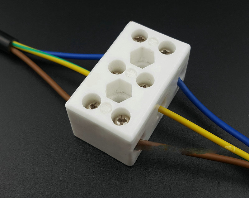 ceramic terminal block 3 pole