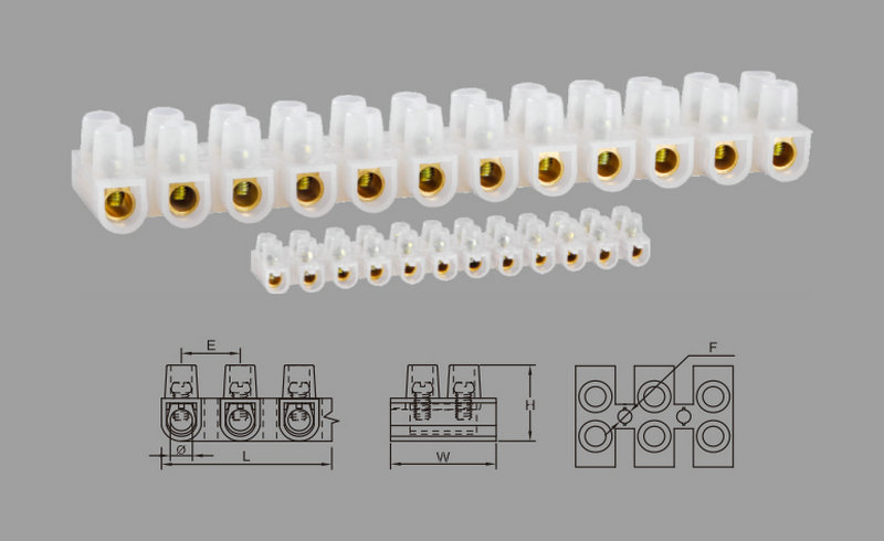 screw type terminal blocks