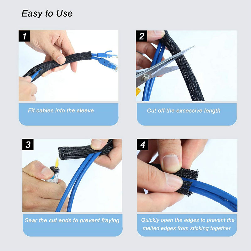 Split Braided Wire Loom