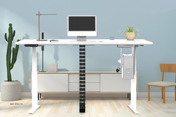 Adjustable ABS Vertebrae Spiral Desk Cable Management Spine
