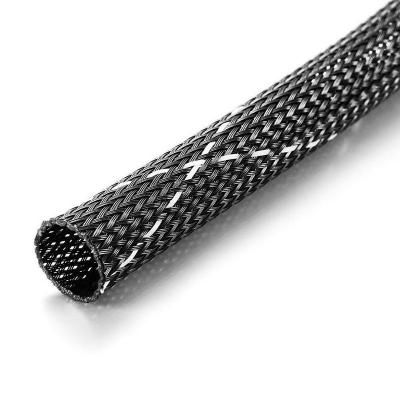 High Flame Retardant Polyester Expandable Braided Sleeving