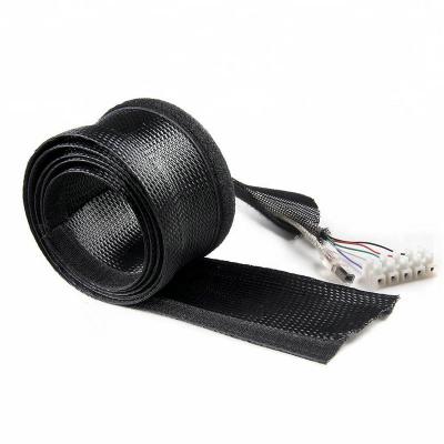 Flexo wrap braided cable sleeve