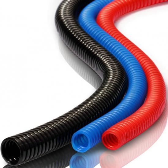 Corrugated Flexible Split Tubing also know as Split Loom, Wire Loom & Loom  Tubing