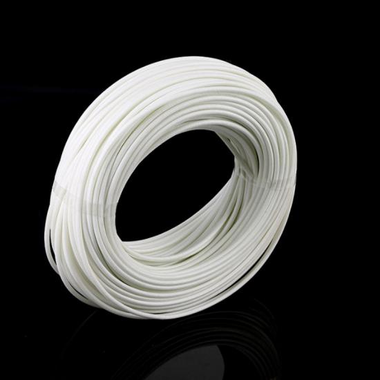 100M Durable Braided Soft Fiber Tubing Insulation Cable Sleeving Fiberglass Tube 