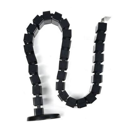 Adjustable ABS Vertebrae Spiral Desk Cable Management Spine