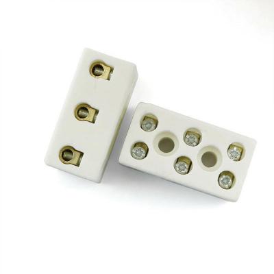 High temp Ceramic Terminal Block 3 Pole