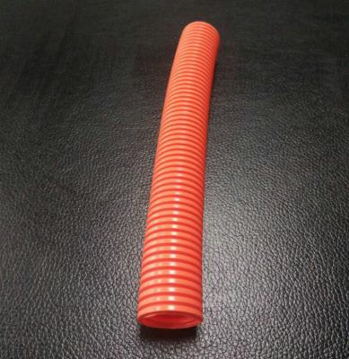 Orange Flexible Corrugated Wire Loom Conduit