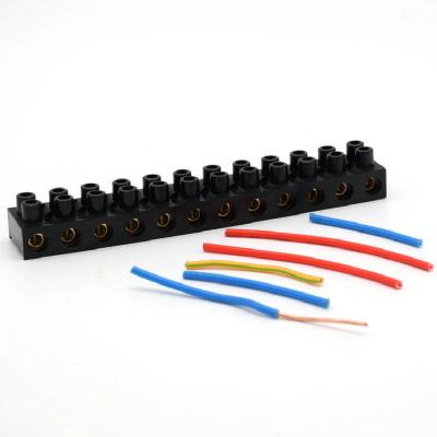 Bakelite feed through screw terminal block connector