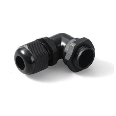 90 Degree Waterproof IP68 Nylon Elbow Cable Gland