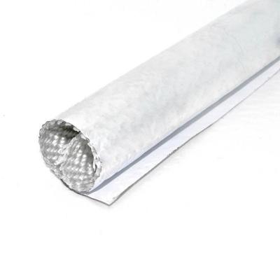 Aluminum fiberglass self-closing wrap