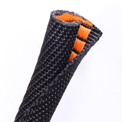 Double Layer Braided Self Closing Cable Sleeve