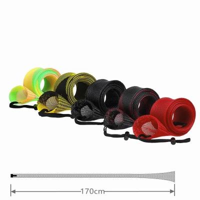 Expandable Braided Fishing Rod Cover Rod Sock