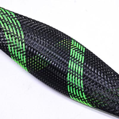 Colored Mixed Flame retardant electrical braided cable sleeve