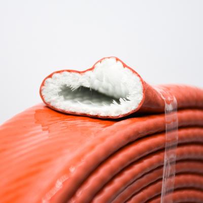 Silicone Coated Fiberglass Heat Shielded Fire Sleeve