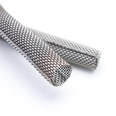 Anti-Chew PET & Stainless Steel Split Braided Cable Sleeve