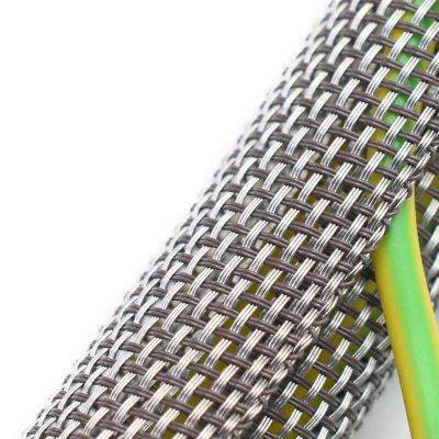 Anti-chew braided cable sleeve