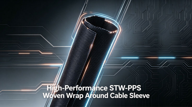 New Arrival: STW-PPS Woven Wrap-Around Cable Sleeve for High-Performance Protection